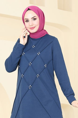 moda selvim طقم ازرق 2578SL432 - Thumbnail