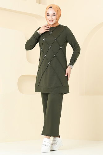 moda selvim Combined 2578SL432 Khaki - Thumbnail