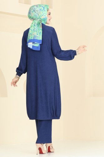 moda selvim طقم كحلي 2580SL432 - Thumbnail