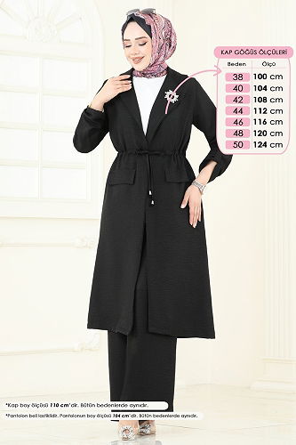 moda selvim Combined 2584MP806 Black - Thumbnail