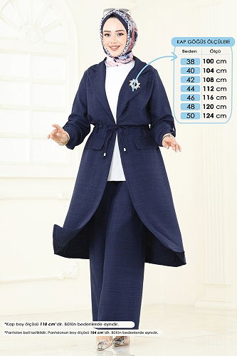 moda selvim Combined 2584MP806 Navy Blue - Thumbnail