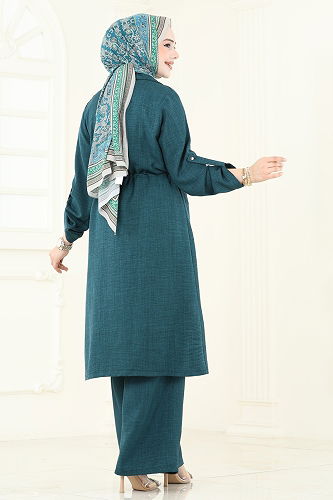 moda selvim طقم بترولي 2584MP806 - Thumbnail