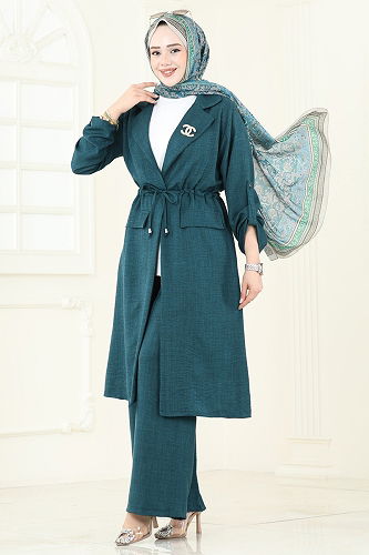 moda selvim طقم بترولي 2584MP806 - Thumbnail