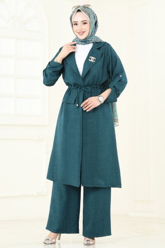 moda selvim طقم بترولي 2584MP806 - Thumbnail