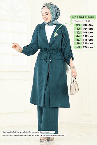 moda selvim طقم بترولي 2584MP806 - Thumbnail