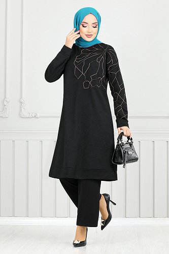 moda selvim Combined 2587SL890-M Black - Thumbnail