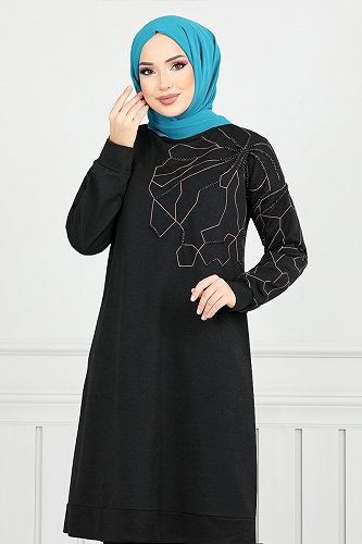 moda selvim Combined 2587SL890-M Black - Thumbnail