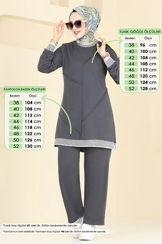 moda selvim Combined 2595SL432 Anthracite - Thumbnail