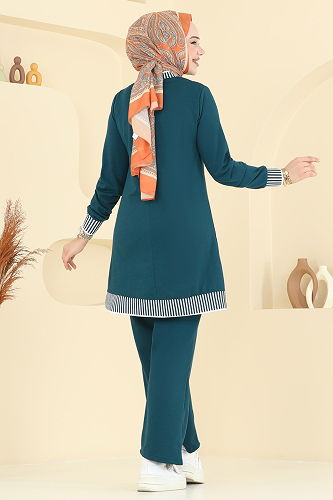 moda selvim طقم بترولي فاتح 2595SL432 - Thumbnail