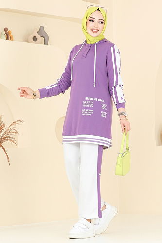 moda selvim طقم ليلكي 2599SL432 - Thumbnail