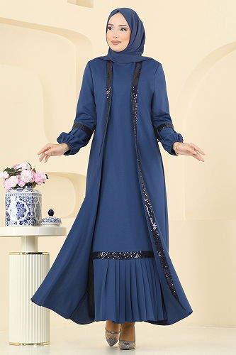 moda selvim Combined 2600ASMK1074 Indigo - Thumbnail