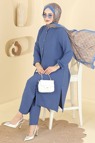 moda selvim Combined 2601BMK1214 Indigo - Thumbnail