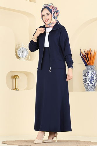 moda selvim Combined 2601ERK1158 Navy Blue - Thumbnail