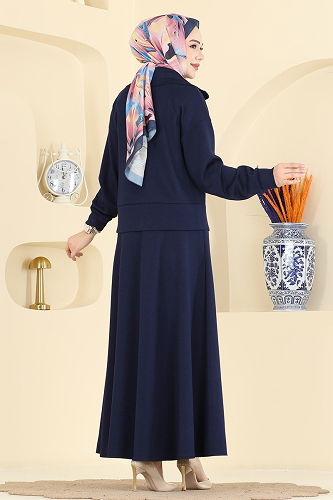 moda selvim Combined 2601ERK1158 Navy Blue - Thumbnail