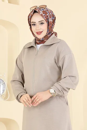 moda selvim طقم بيج 2601ERK1158 - Thumbnail