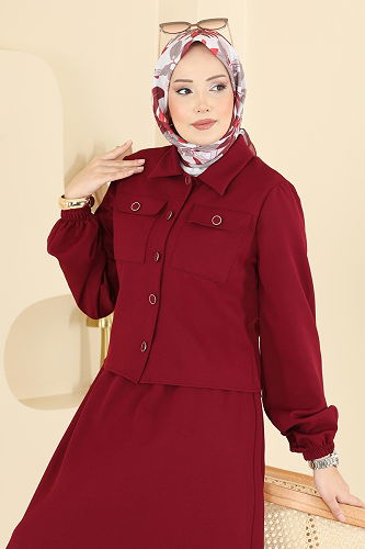 moda selvim Combined 2601SL432 Burgundy - Thumbnail