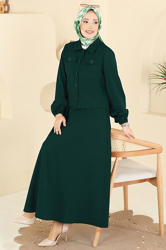 moda selvim طقم بترولي 2601SL432 - Thumbnail