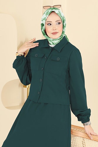 moda selvim طقم بترولي 2601SL432 - Thumbnail