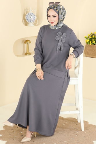 T.P.K. - طقم رمادي غامق 2601TPK1167