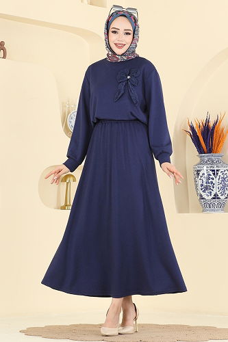 moda selvim Combined 2601TPK1167 Navy Blue - Thumbnail