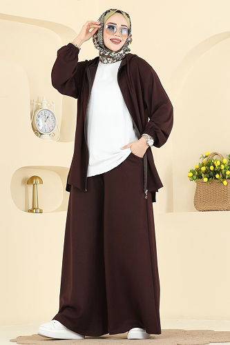 moda selvim Combined 2602ERK1158 Brown - Thumbnail