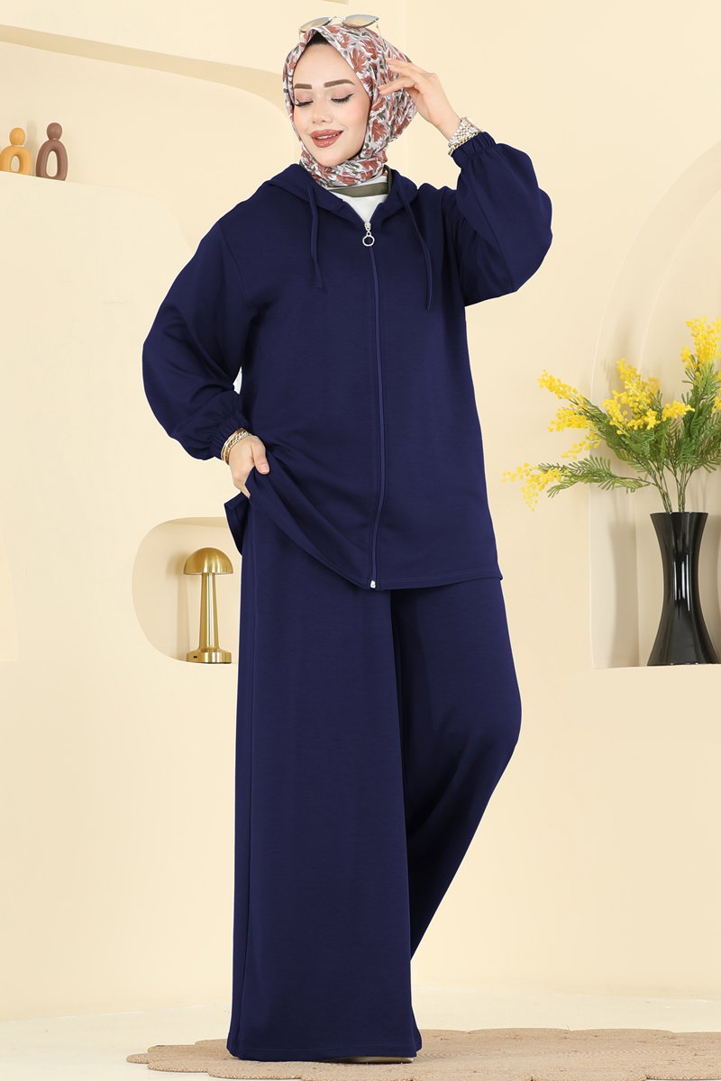 Combined 2602ERK1158 Navy Blue - Moda Selvim