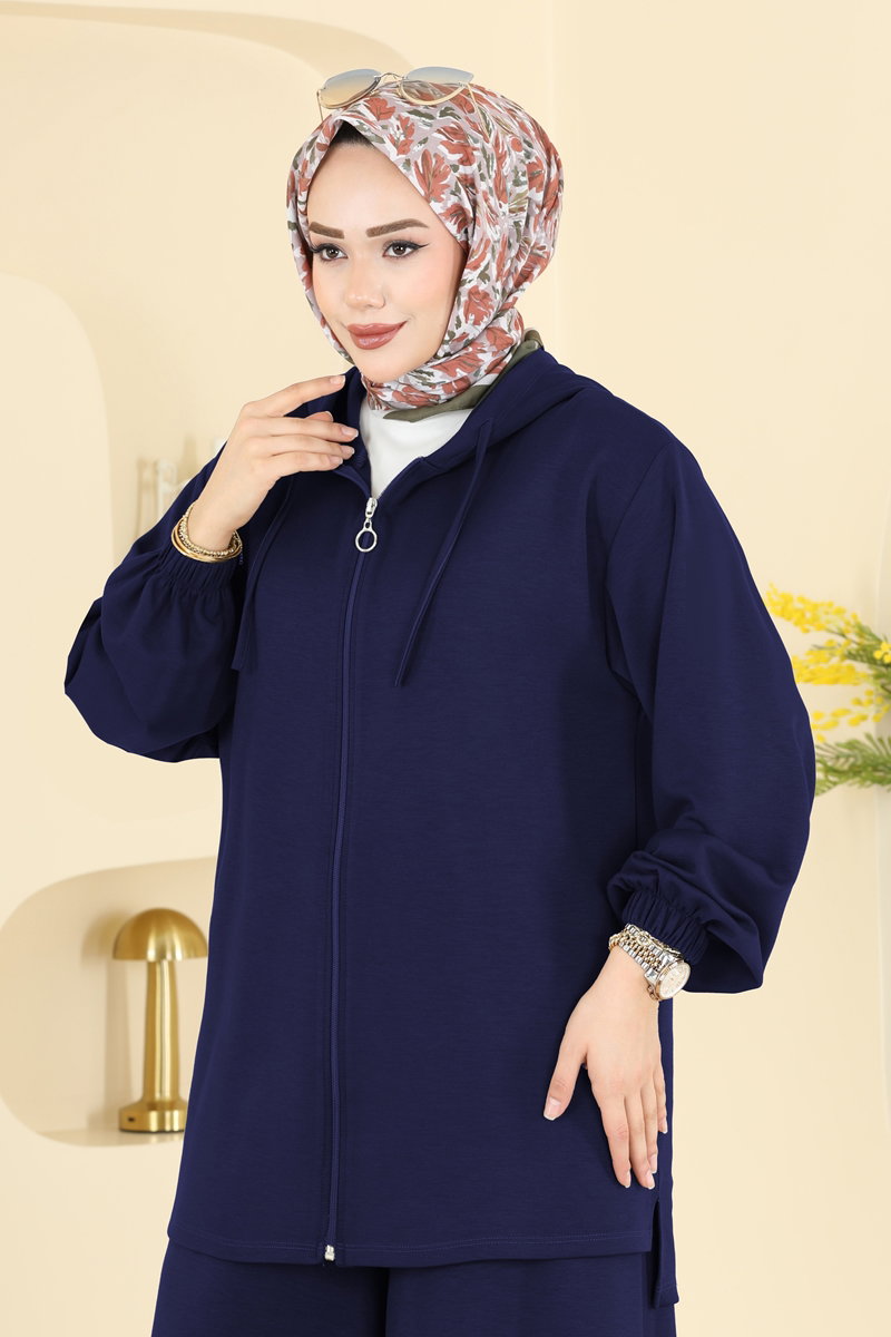 Combined 2602ERK1158 Navy Blue - Moda Selvim