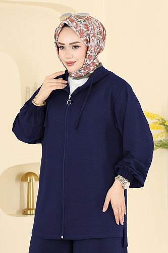 moda selvim Combined 2602ERK1158 Navy Blue - Thumbnail