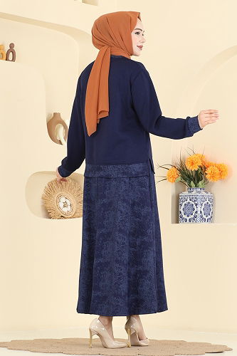 moda selvim Combined 2602TPK1167 Navy Blue - Thumbnail