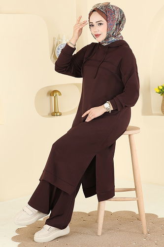 moda selvim Combined 2603ERK1158 Brown - Thumbnail