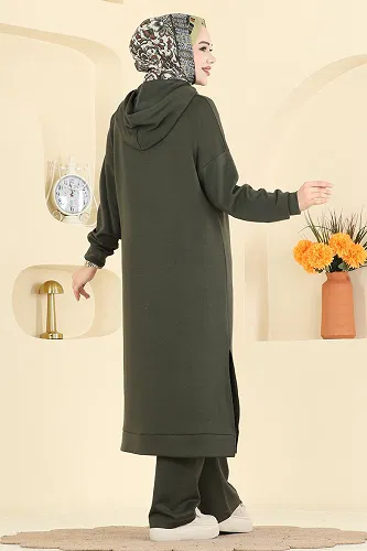 moda selvim Combined 2603ERK1158 Dark Khaki - Thumbnail