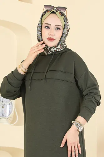 moda selvim Combined 2603ERK1158 Dark Khaki - Thumbnail