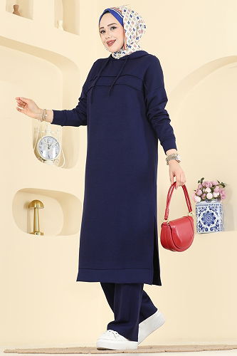 moda selvim Combined 2603ERK1158 Navy Blue - Thumbnail