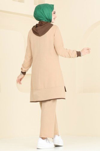 moda selvim طقم بيج 2604SL432 - Thumbnail