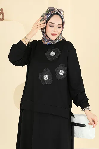 moda selvim Combined 2604TPK1167 Black - Thumbnail