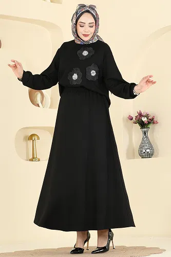 moda selvim Combined 2604TPK1167 Black - Thumbnail