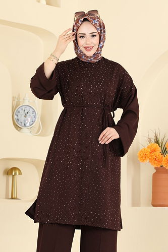 moda selvim Combined 2605ERK1158 Brown - Thumbnail