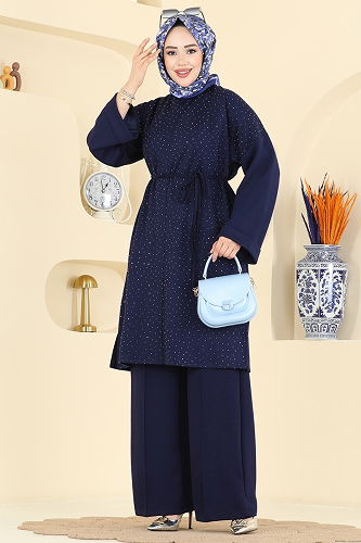 moda selvim Combined 2605ERK1158 Navy Blue - Thumbnail