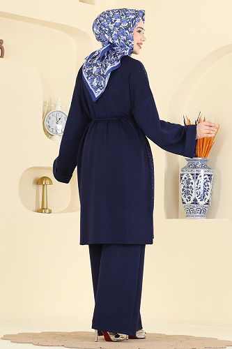 moda selvim Combined 2605ERK1158 Navy Blue - Thumbnail