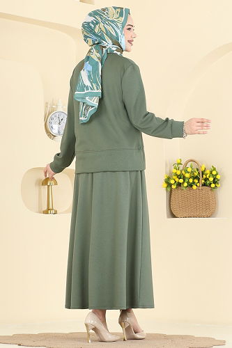 moda selvim Combined 2605TPK1167 Khaki - Thumbnail