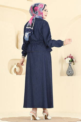 moda selvim Combined 2606MSA980 Dark Denim - Thumbnail