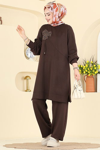 moda selvim Combined 2606TPK1167 Brown - Thumbnail