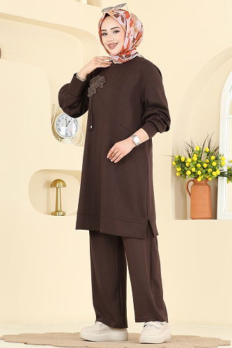 moda selvim Combined 2606TPK1167 Brown - Thumbnail