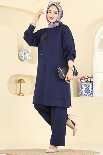 moda selvim Combined 2606TPK1167 Navy Blue - Thumbnail