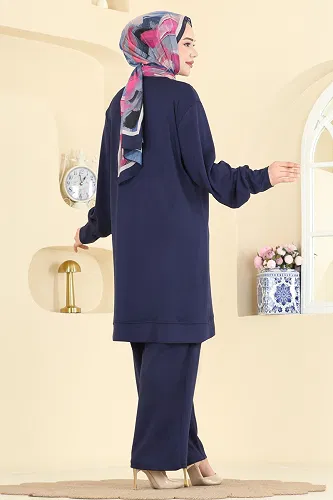 moda selvim Combined 2606TPK1167 Navy Blue - Thumbnail