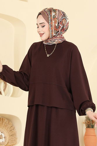 moda selvim Combined 2607ERK1158 Bitter Brown - Thumbnail