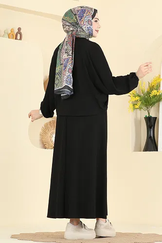 moda selvim Combined 2607ERK1158 Black - Thumbnail