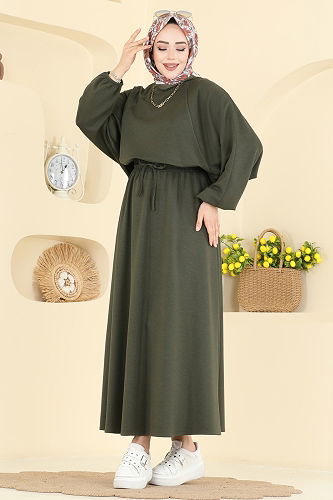 moda selvim Combined 2607ERK1158 Khaki - Thumbnail