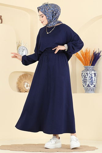 moda selvim Combined 2607ERK1158 Navy Blue - Thumbnail