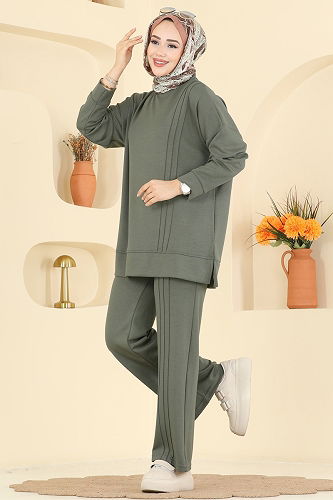 moda selvim Combined 2607MSZ1172 Khaki - Thumbnail